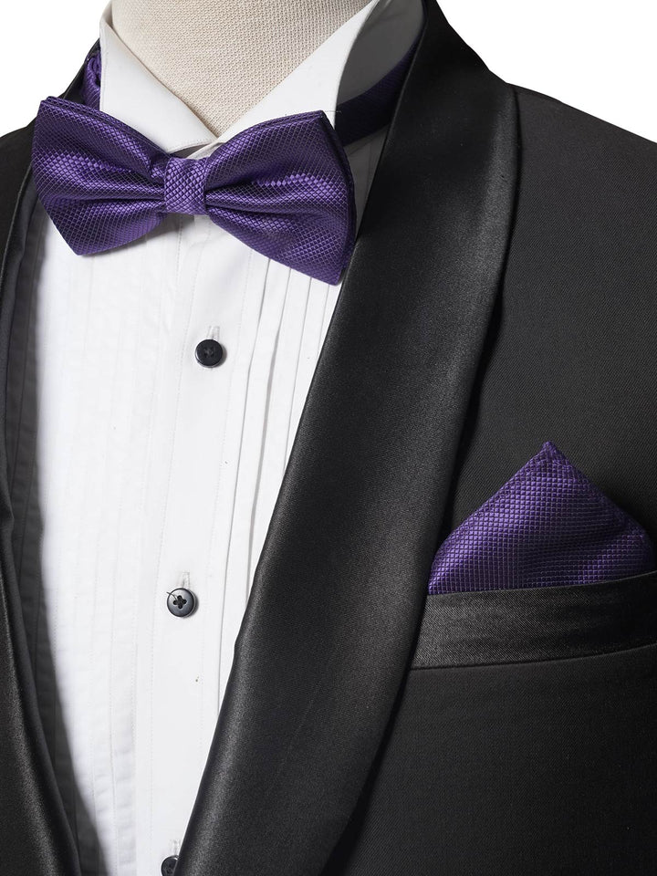 Purple Bow Tie Set (BT-117)