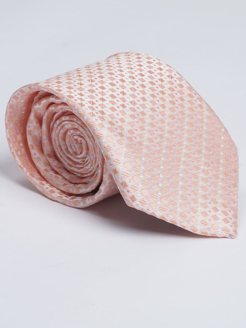 Peach Designer Self Tie (TIE-1172)