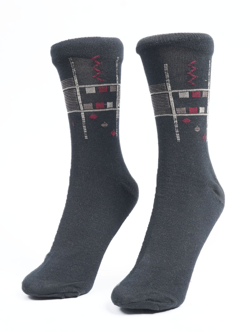 Black Designer Socks  (SOCKS-1183)