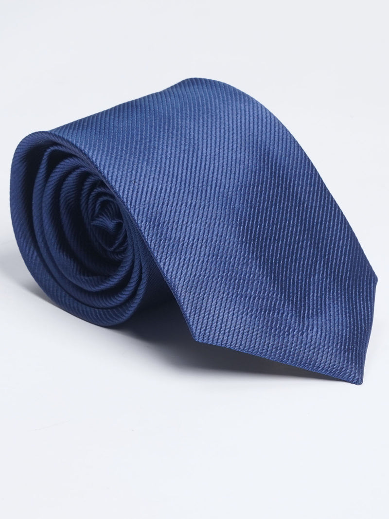 Dark Blue Self Tie (TIE-1188)