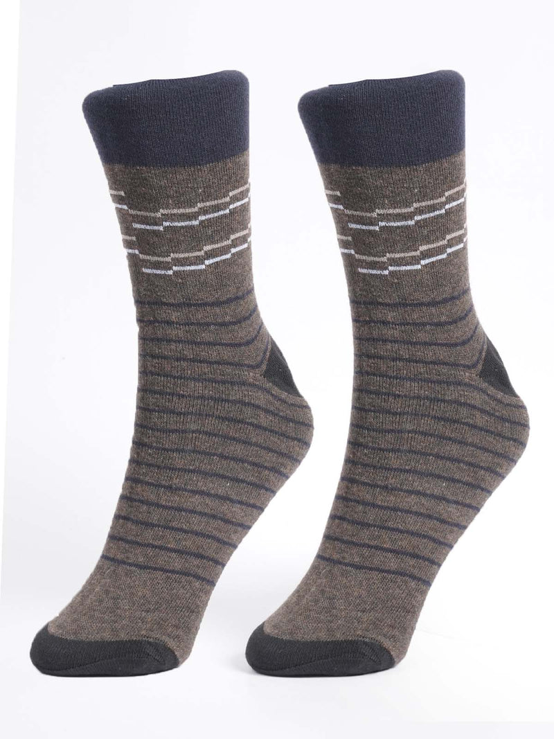 Brown Designer Socks (SOCKS-1196)