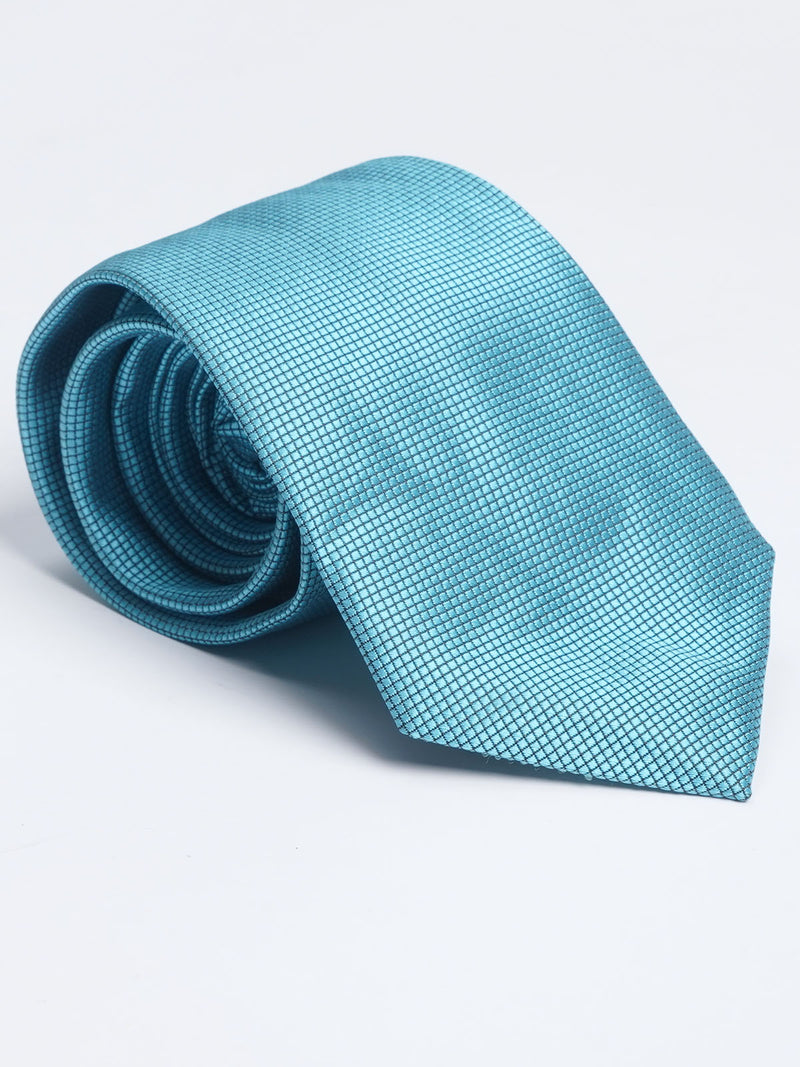 Aqua Blue Self Tie (TIE-1201)