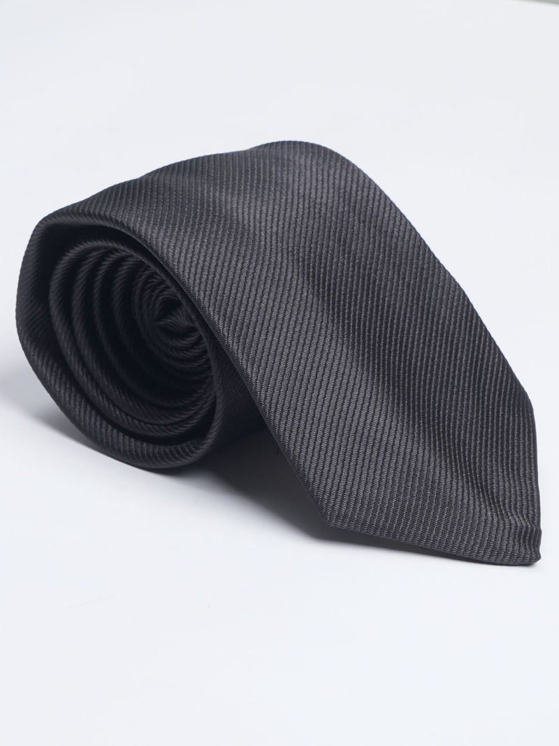 Black Designer Self Tie (TIE-1202)