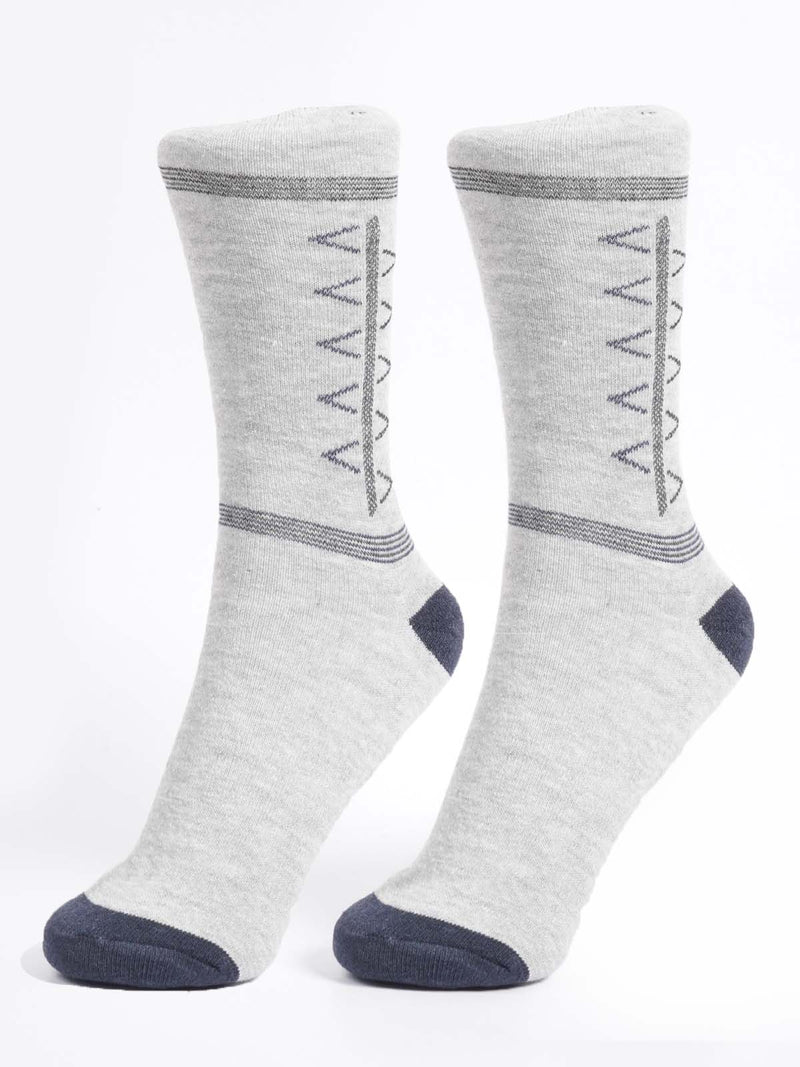 Grey Designer Socks (SOCKS-1208)
