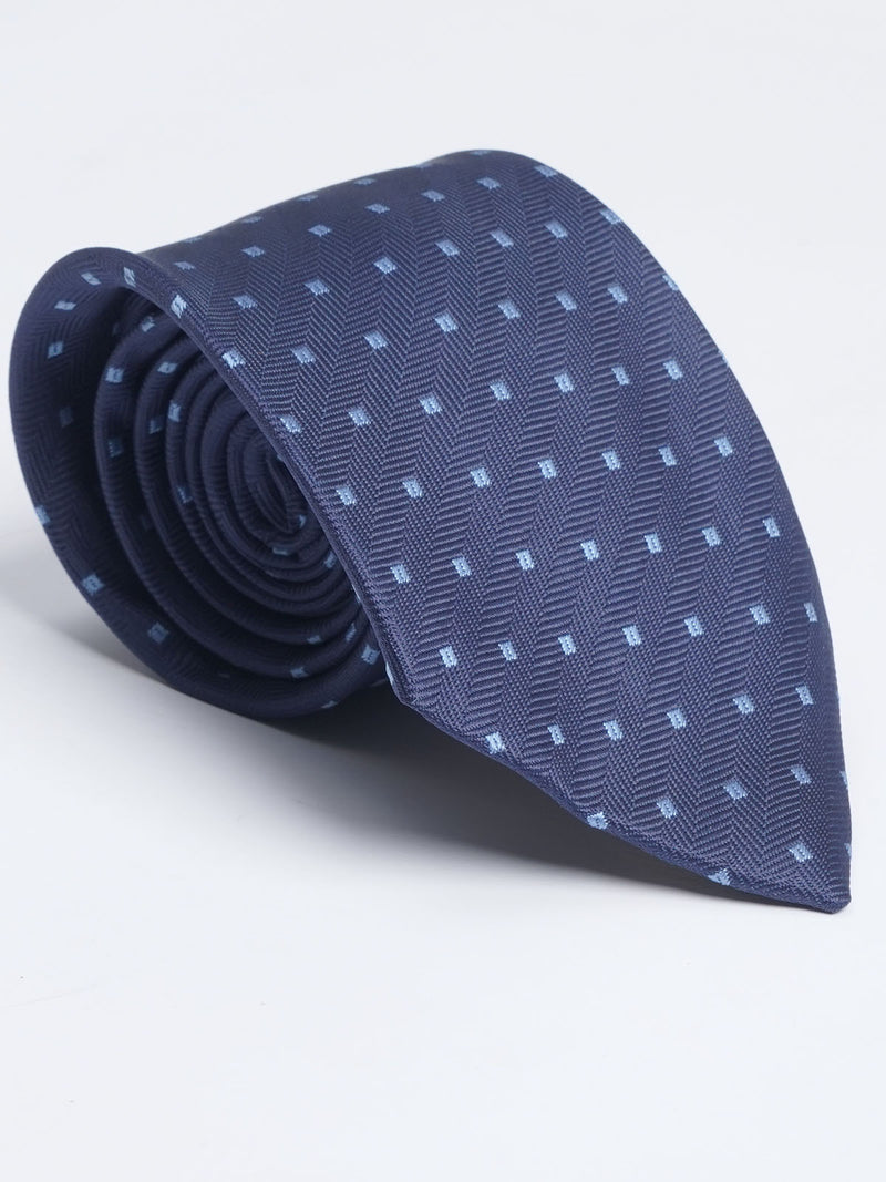 Navy Blue Designer Self Tie (TIE-1215)