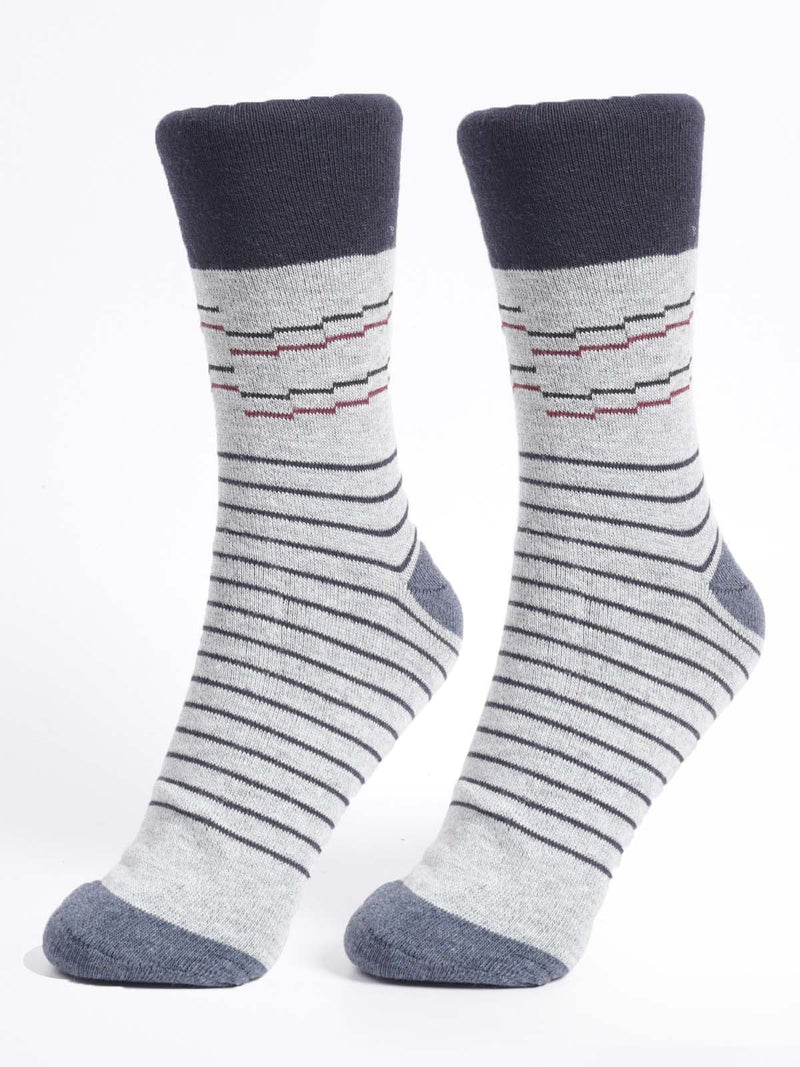 Grey Designer Socks (SOCKS-1215)