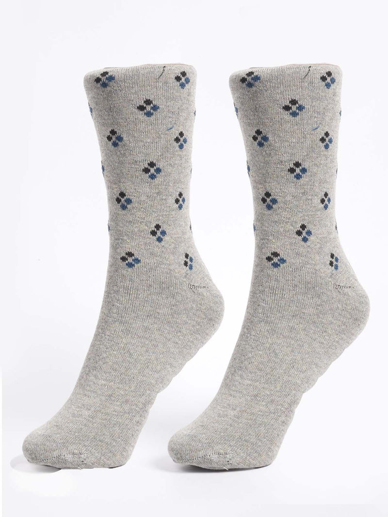Light Grey Designer Socks (SOCKS-1217)