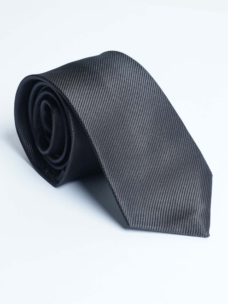 Black Color Designer Self Tie (TIE-1217)