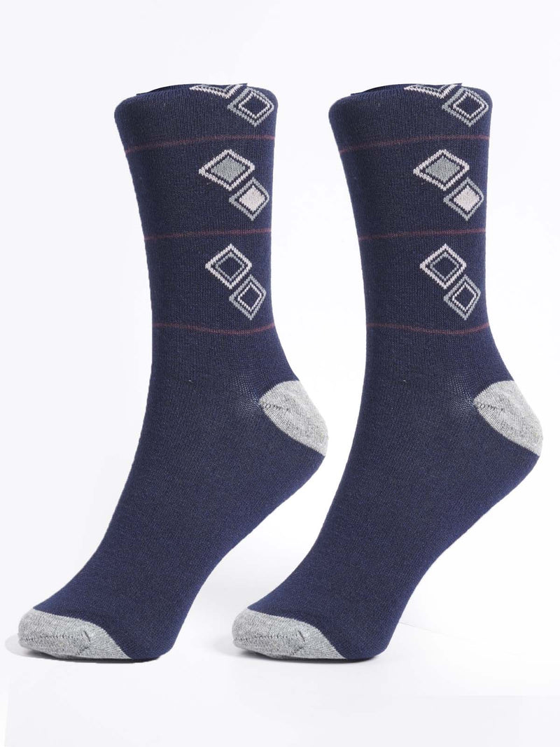 Vivid Blue Designer Socks (SOCKS-1218)