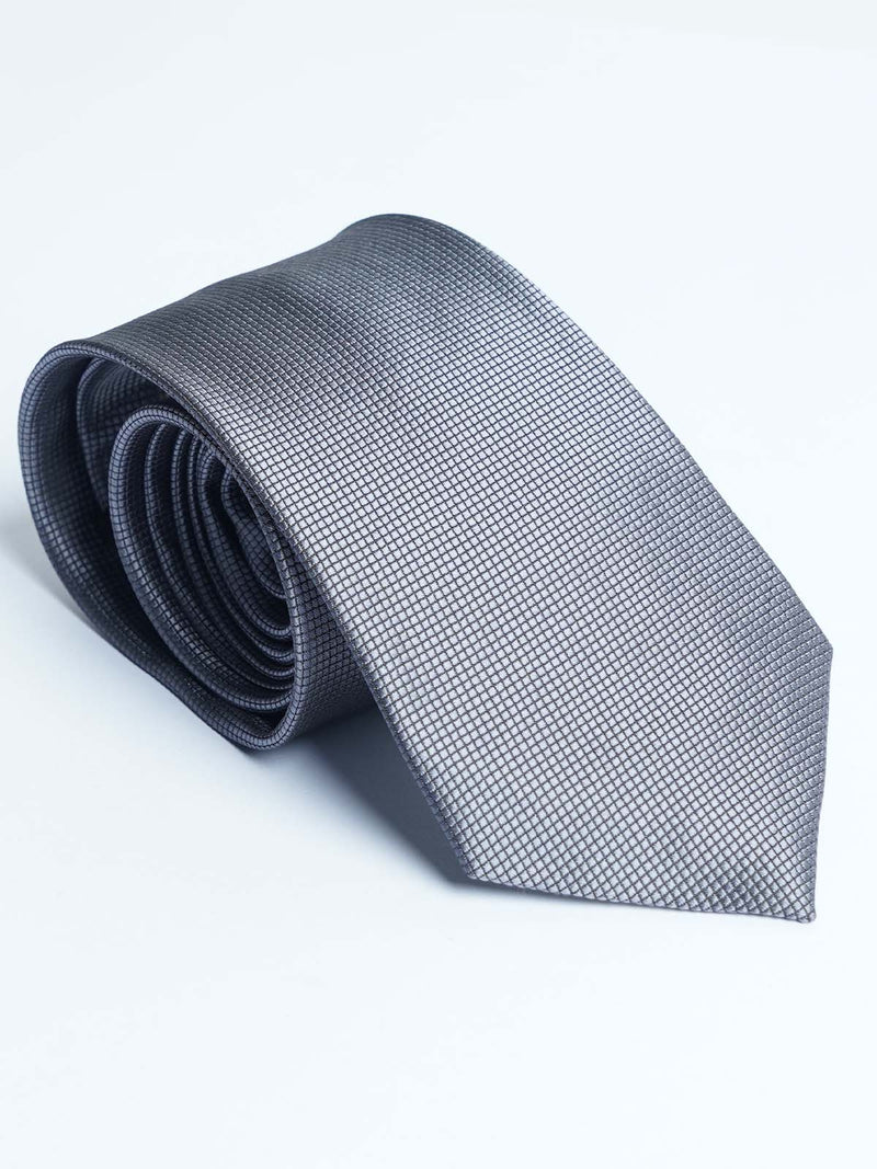 Dark Grey Color Designer Self Tie (TIE-1219)