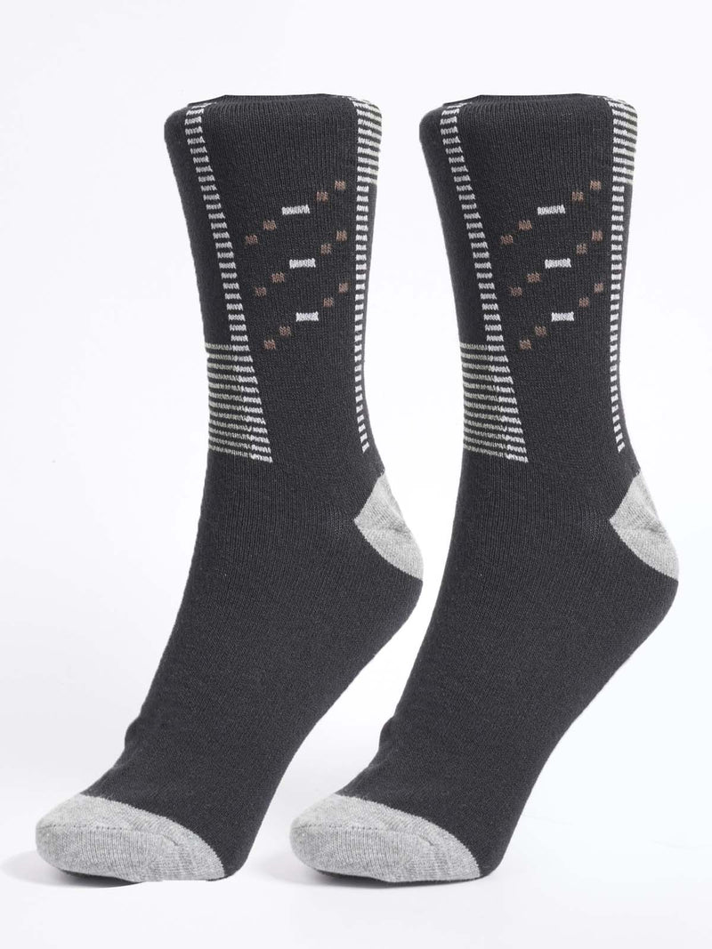 Black Designer Socks (SOCKS-1221)