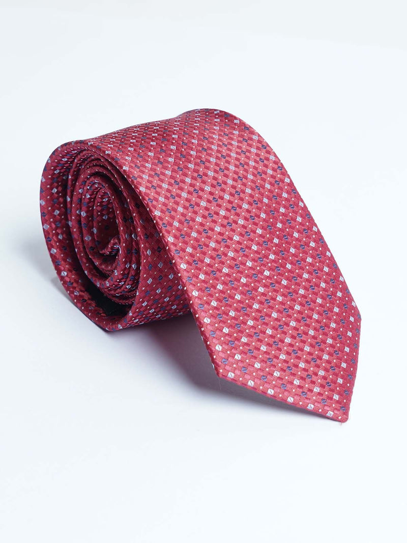 Red Designer Self Tie (TIE-1228)