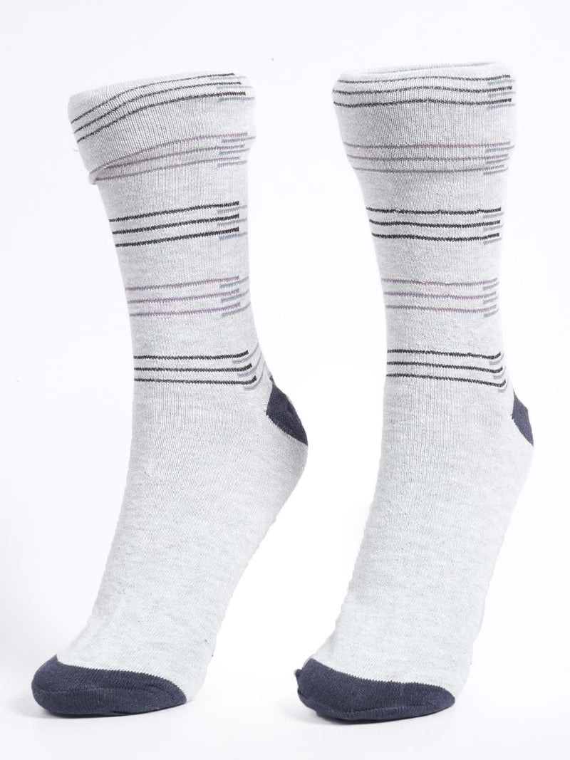 Light Grey Designer Socks (SOCKS-1228)