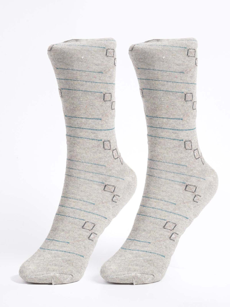 Grey Designer Socks (SOCKS-1235)