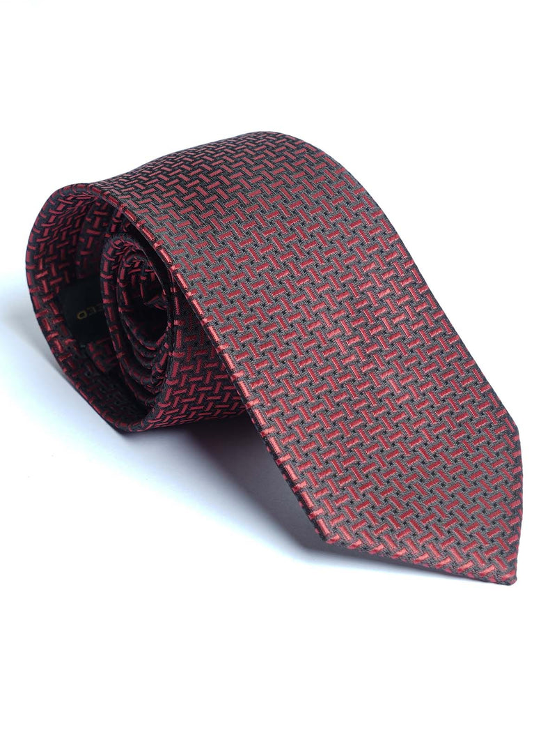 Red Designer Self Tie (TIE-1236)