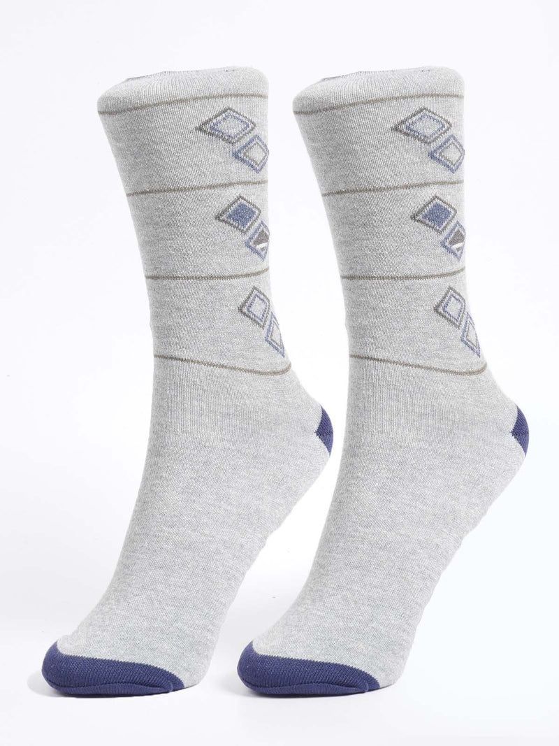 Light Grey Designer Socks (SOCKS-1236)