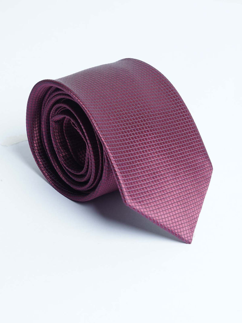 Dark Purple Designer Self Tie (TIE-1238)