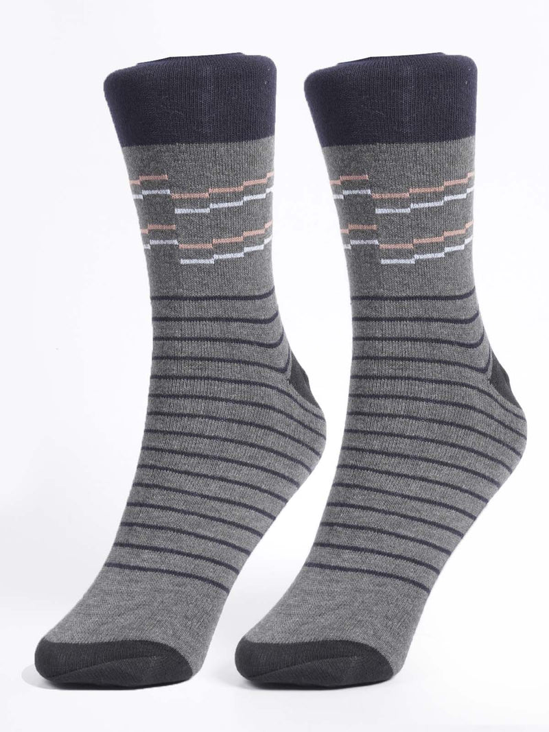 Dark Grey Designer Socks (SOCKS-1238)