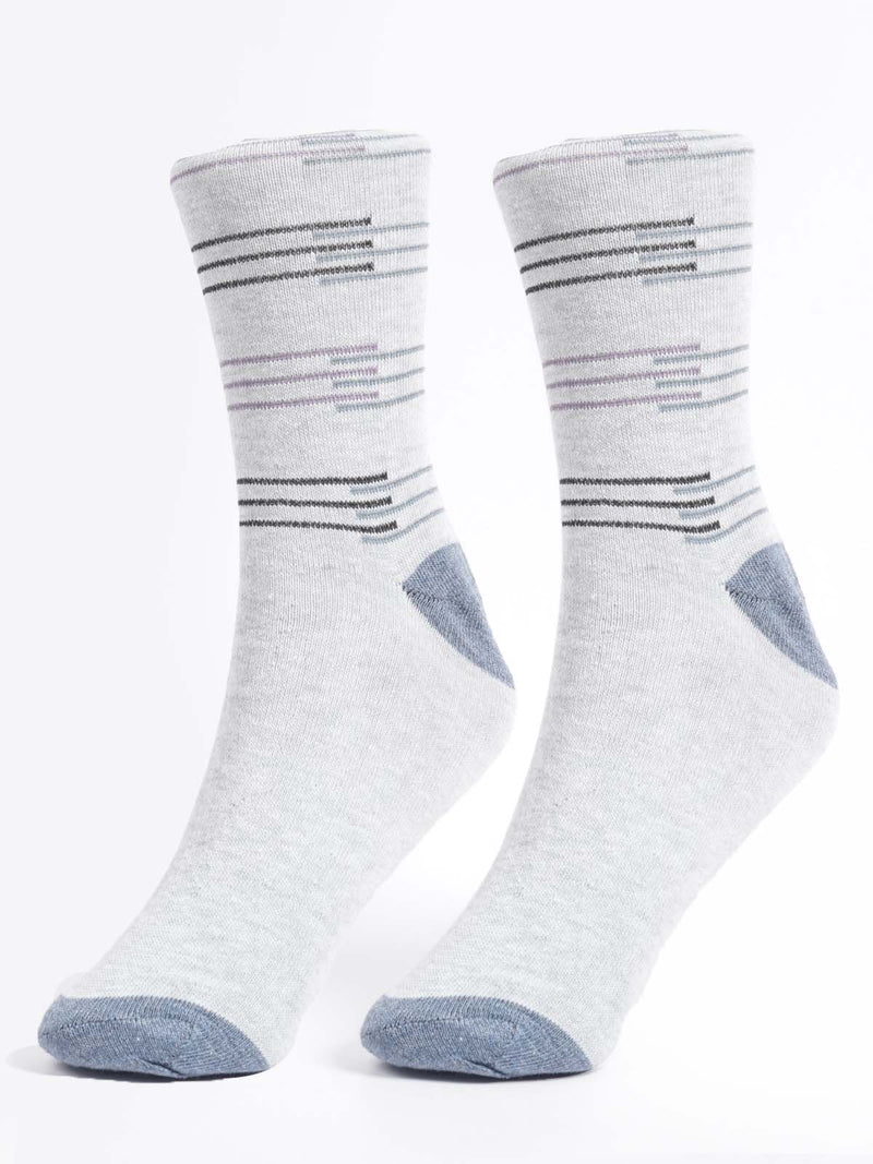 Light Grey Designer Socks (SOCKS-1241)