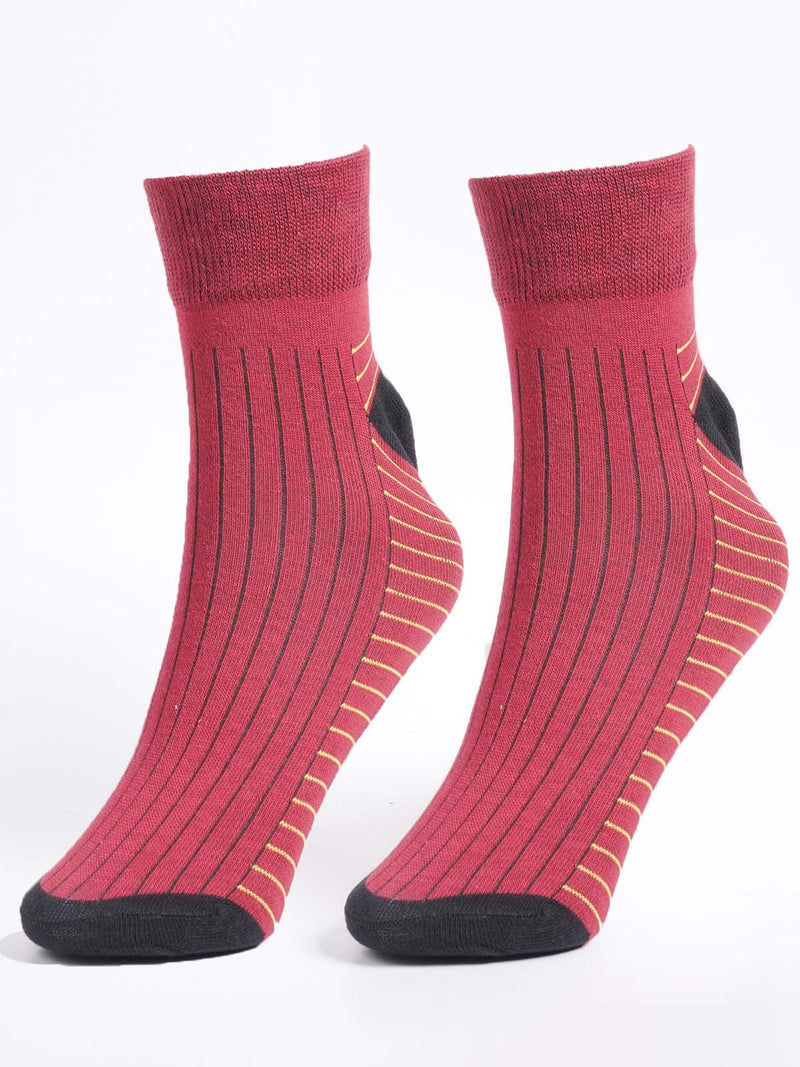 Red Designer Socks (SOCKS-1245)