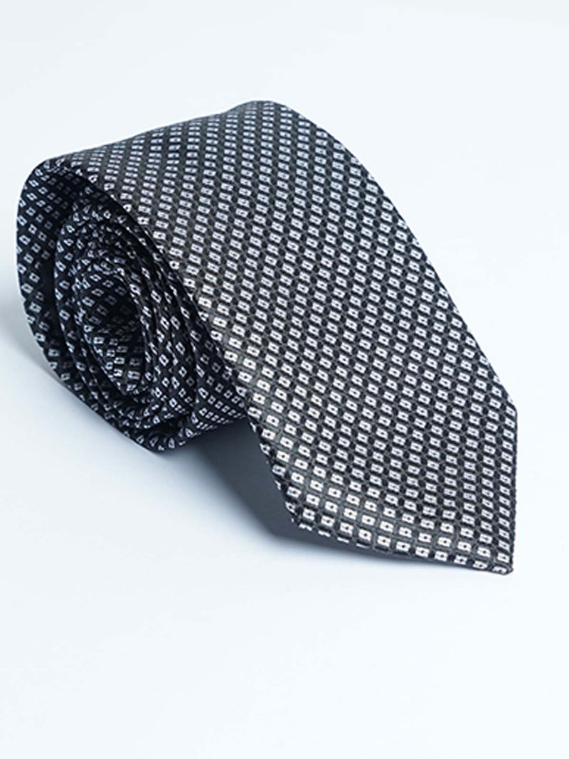 Black Designer Self Tie (TIE-1248)