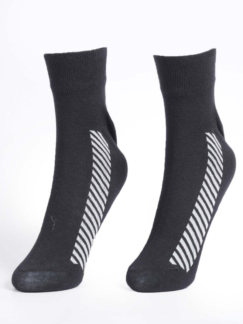 Black Designer Socks (SOCKS-1248)