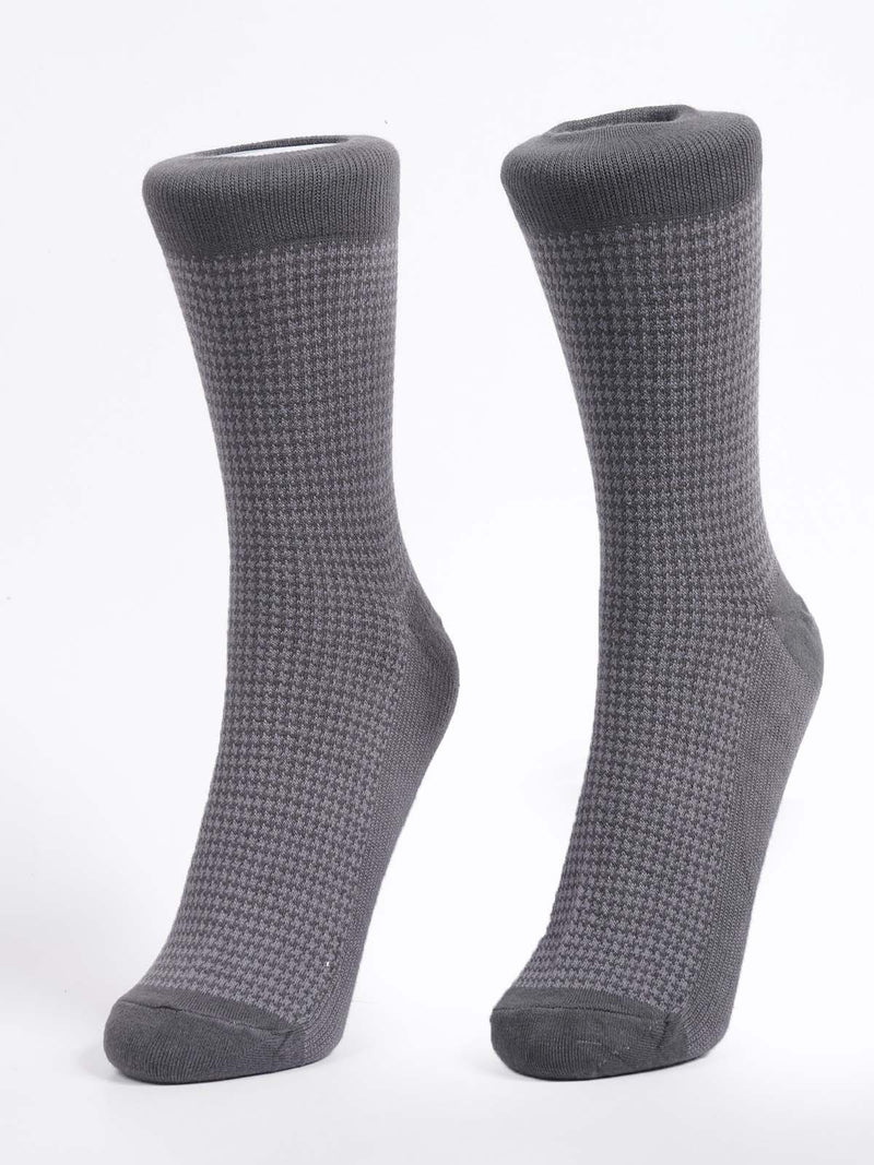 Dark Grey Designer Socks (SOCKS-1256)