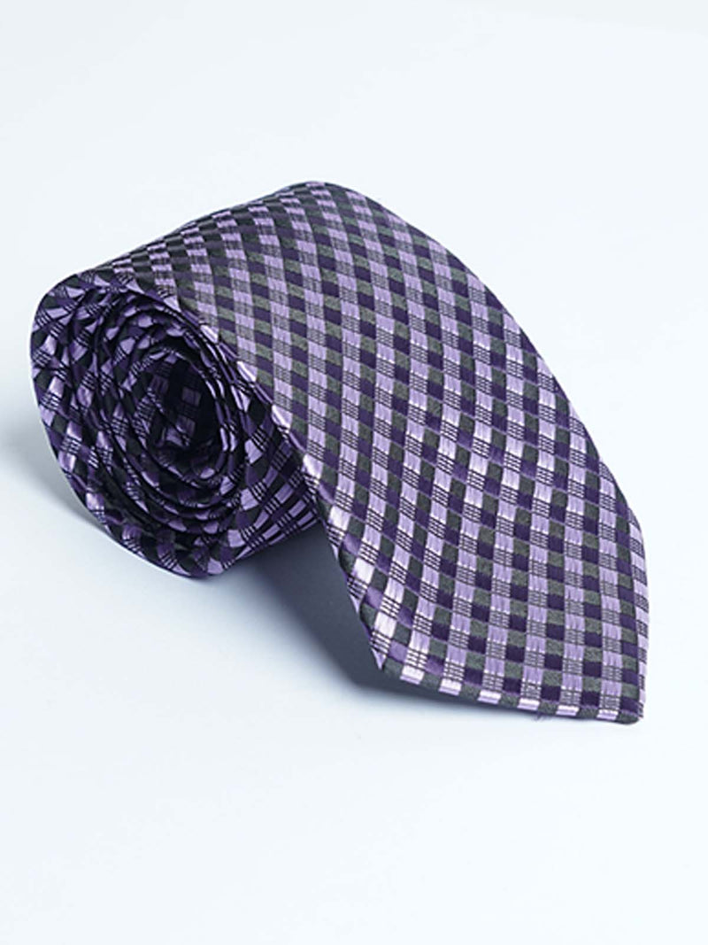 Purple Designer Self Tie (TIE-1256)