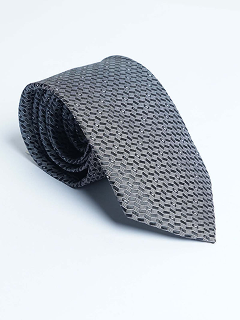 Black Designer Self Tie (TIE-1257)