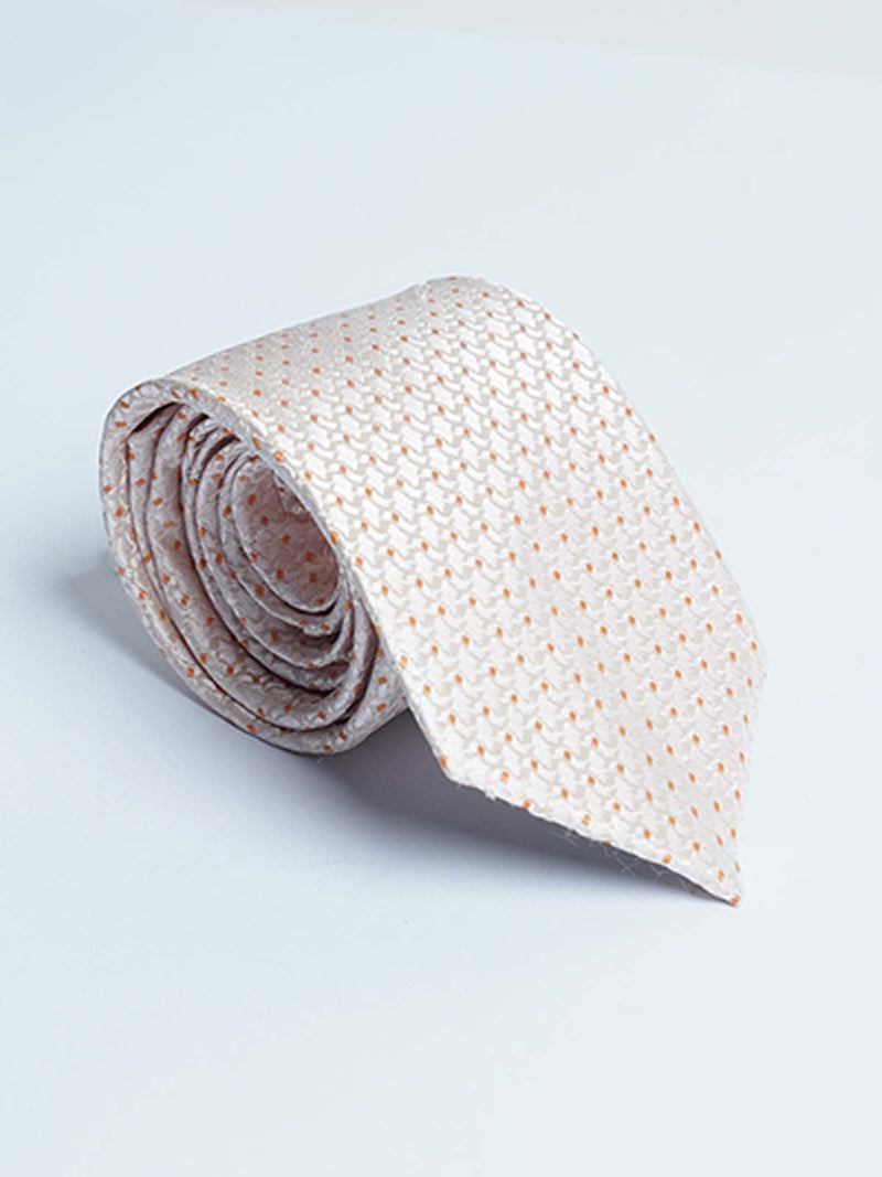 Peach Designer Self Tie (TIE-1259)