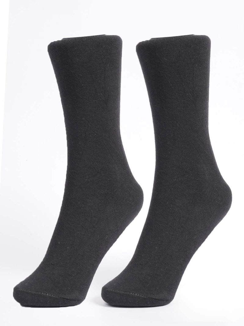 Black Designer Socks (SOCKS-1264)