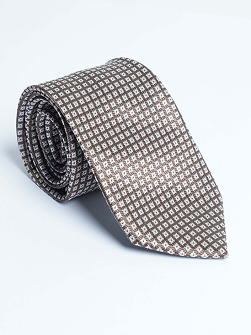 Golden Brown Designer Self Tie (TIE-1271)