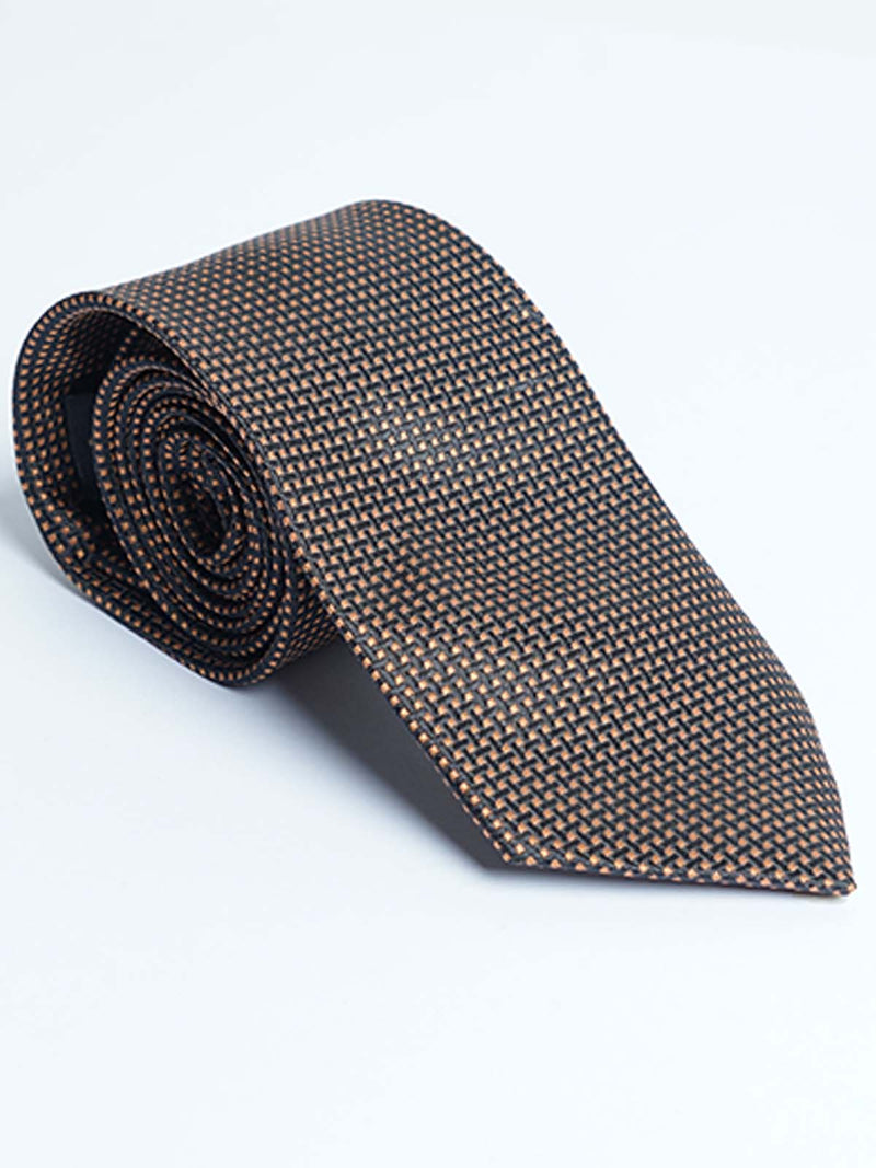 Orange Designer Self Tie (TIE-1272)