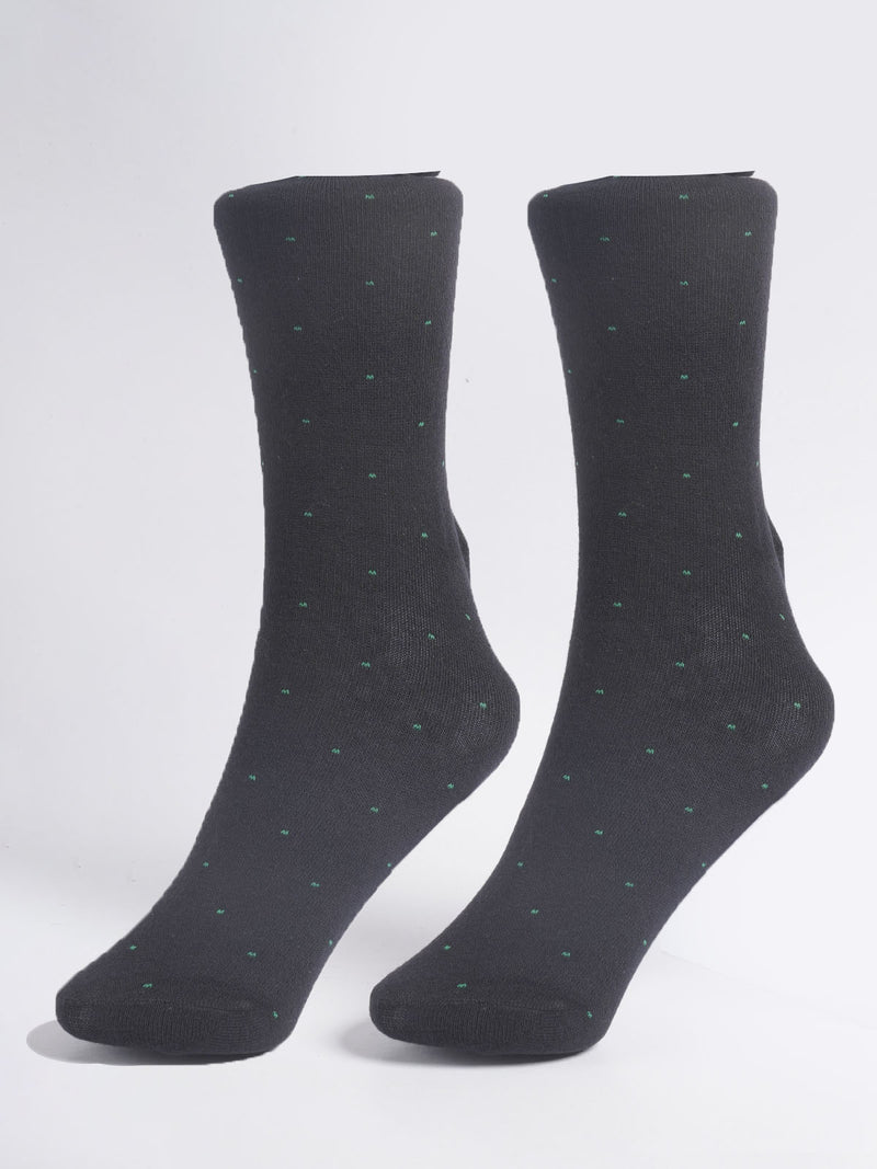 Black Designer Socks (SOCKS-1275)