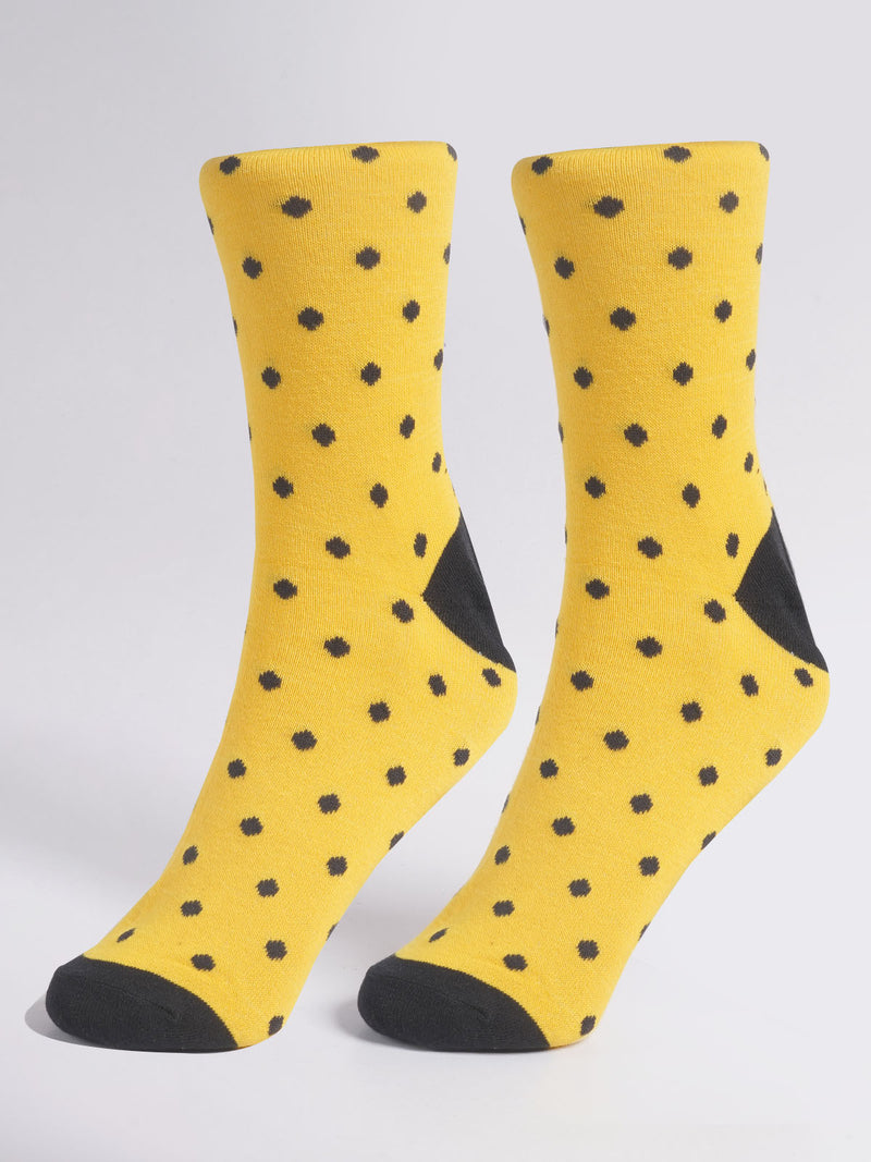 Yelow & Black Designer Socks (SOCKS-1276)