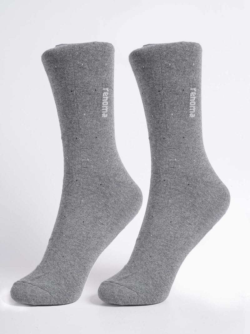 Gray Plain Socks (SOCKS-1288)