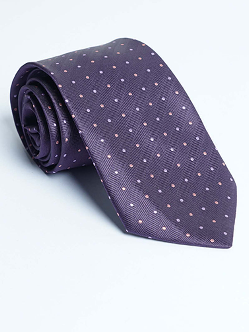 Dark Purple Designer Self Tie (TIE-1288)