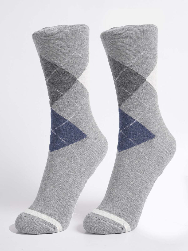 Gray Designer Socks (SOCKS-1289)
