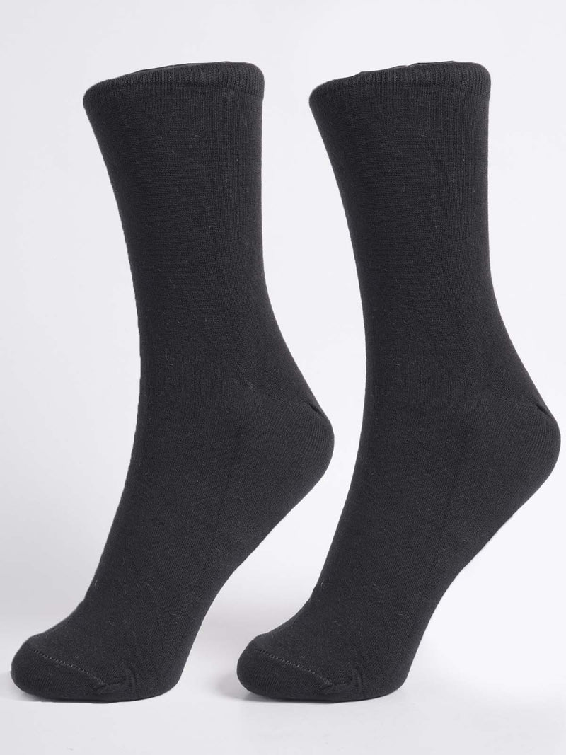 Black Plain Socks (SOCKS-1292)