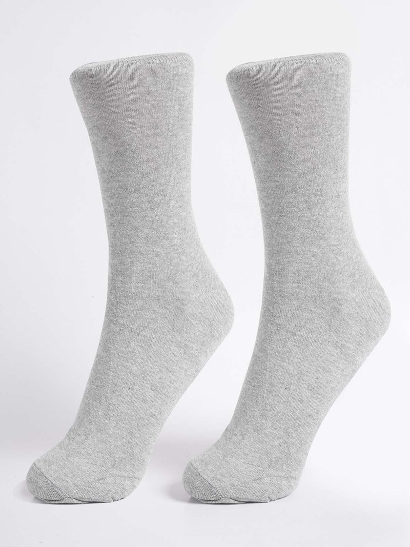 Light Gray Plain Socks (SOCKS-1304)