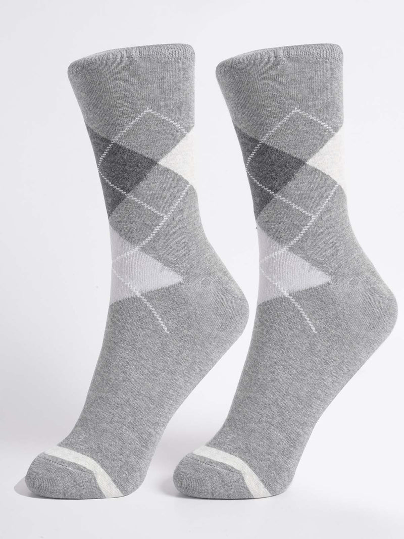 Gray Designer Socks (SOCKS-1316)
