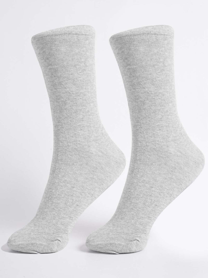 Light Gray Plain Socks (SOCKS-1320)