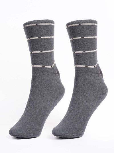 Grey Designer Socks (SOCKS-1339)