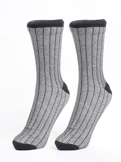 Black & White Designer Socks (SOCKS-1343)