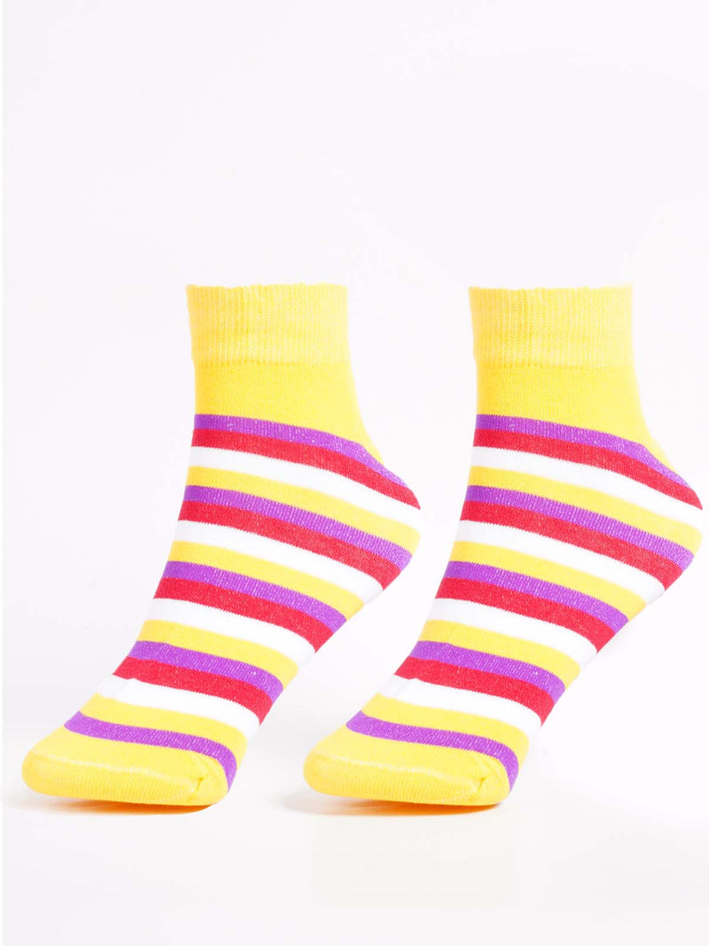 Yellow Designer Socks (SOCKS-1351)