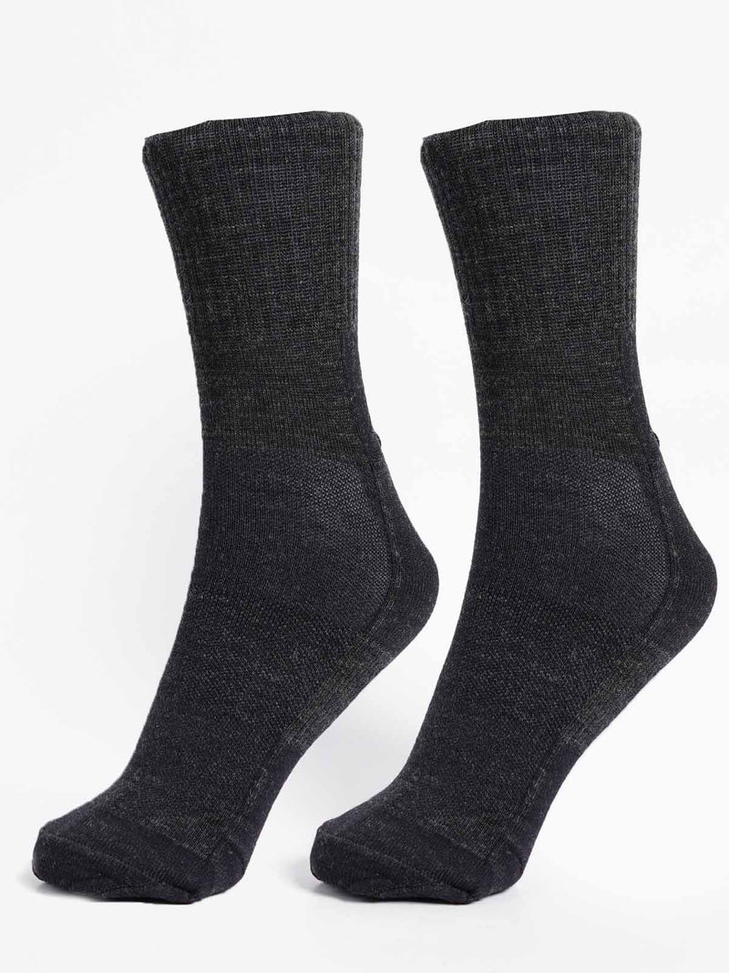 Black Designer Socks (SOCKS-1372)