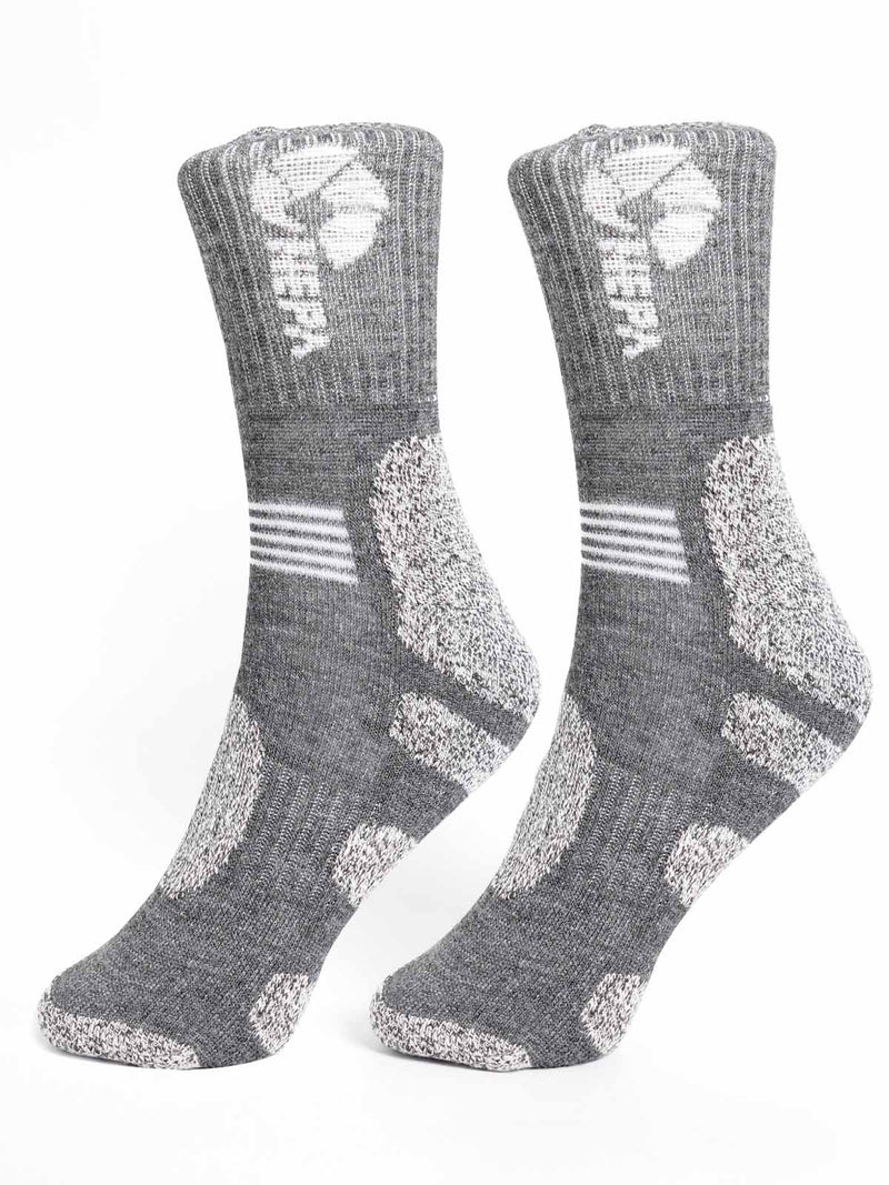 Grey Color Designer Socks (SOCKS-1373)