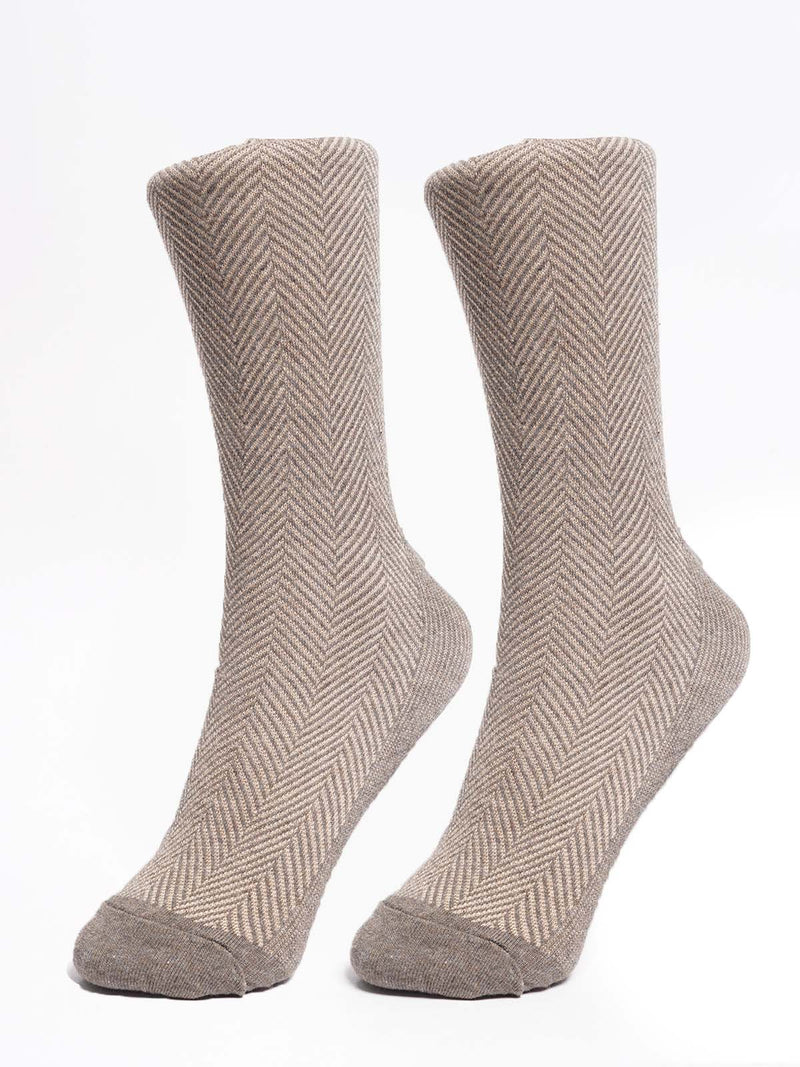 Brown Designer Socks (SOCKS-1419)