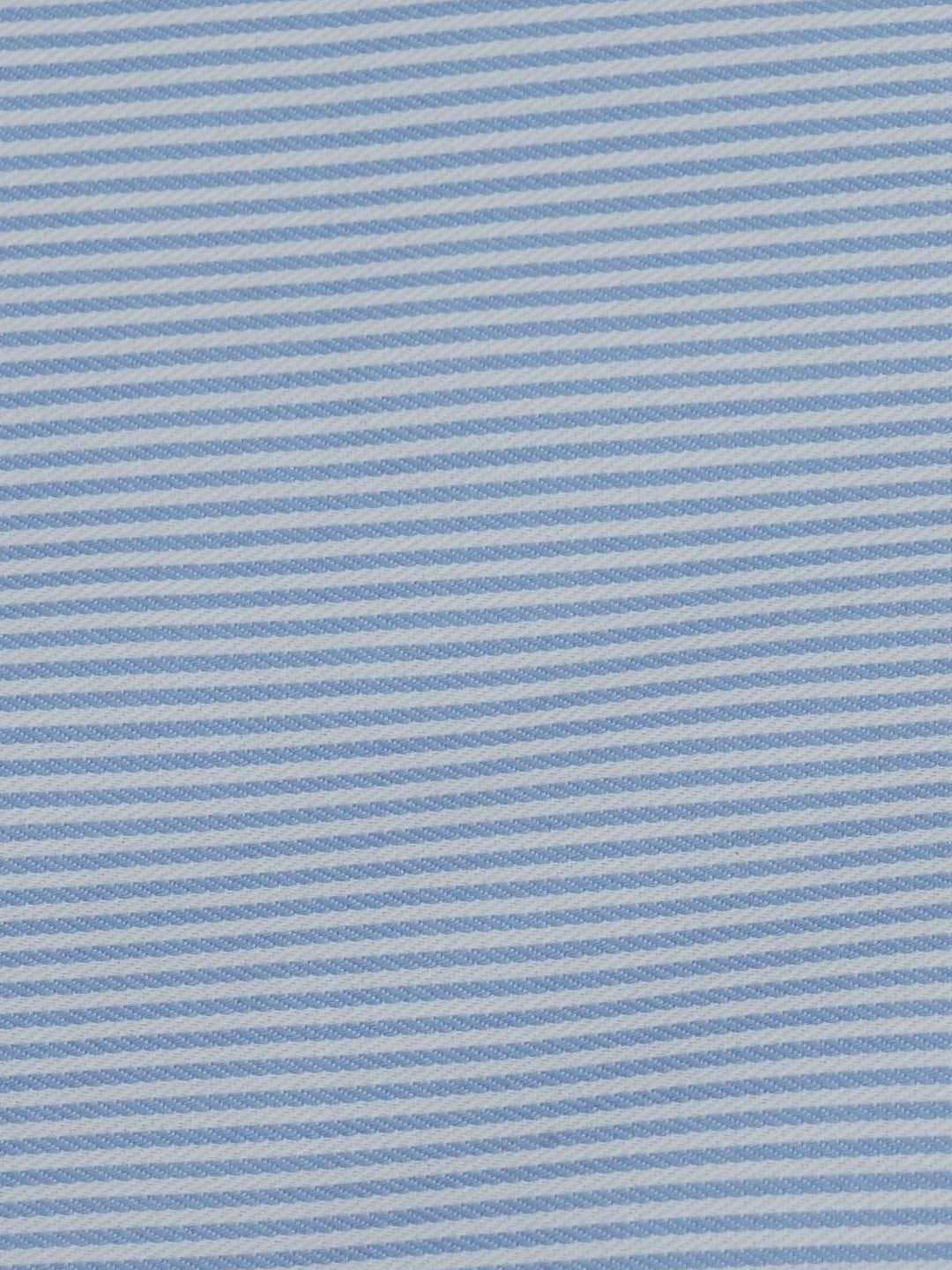 Sky Blue & White Bengal Stripes Bespoke Shirt (BSST-014)