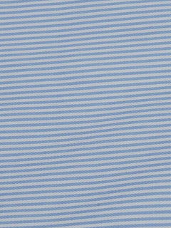 Sky Blue & White Bengal Stripes Bespoke Shirt (BSST-003)